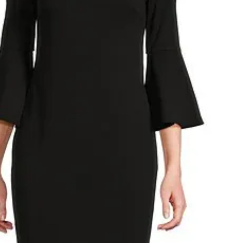 Calvin Klein Collection Black Long Sleeve Dress